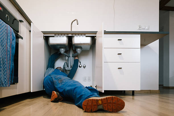 Professional Leak Detection technician working in Eagle Lake, WI